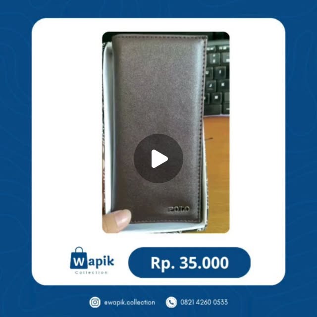 Dompet Pria Panjang Bifold